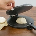 thumbnail image 4 of Prensa para tortillas de aleación de aluminio, color gris, tamaño de 8 pulgadas, ideal para obtener tortillas auténticas con grosor y forma perfectas., 4 of 7