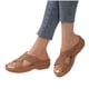 thumbnail image 4 of Amzcrzy Zapatos de mujer,Zapatos de mujer,Zapatillas de mujer, Sandalias informales de cuña para mujer, de color liso, de tacón bajo, ortopédicas, a la moda Sandalias Mujer Zapatillas De Casa, 4 of 8