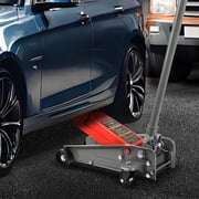 3 Ton Low Profile Floor Jack 5.31-18.11 Inch Lift, 6600 LB Hydraulic Car Jack with Wheels for Garage Auto Repair,Red