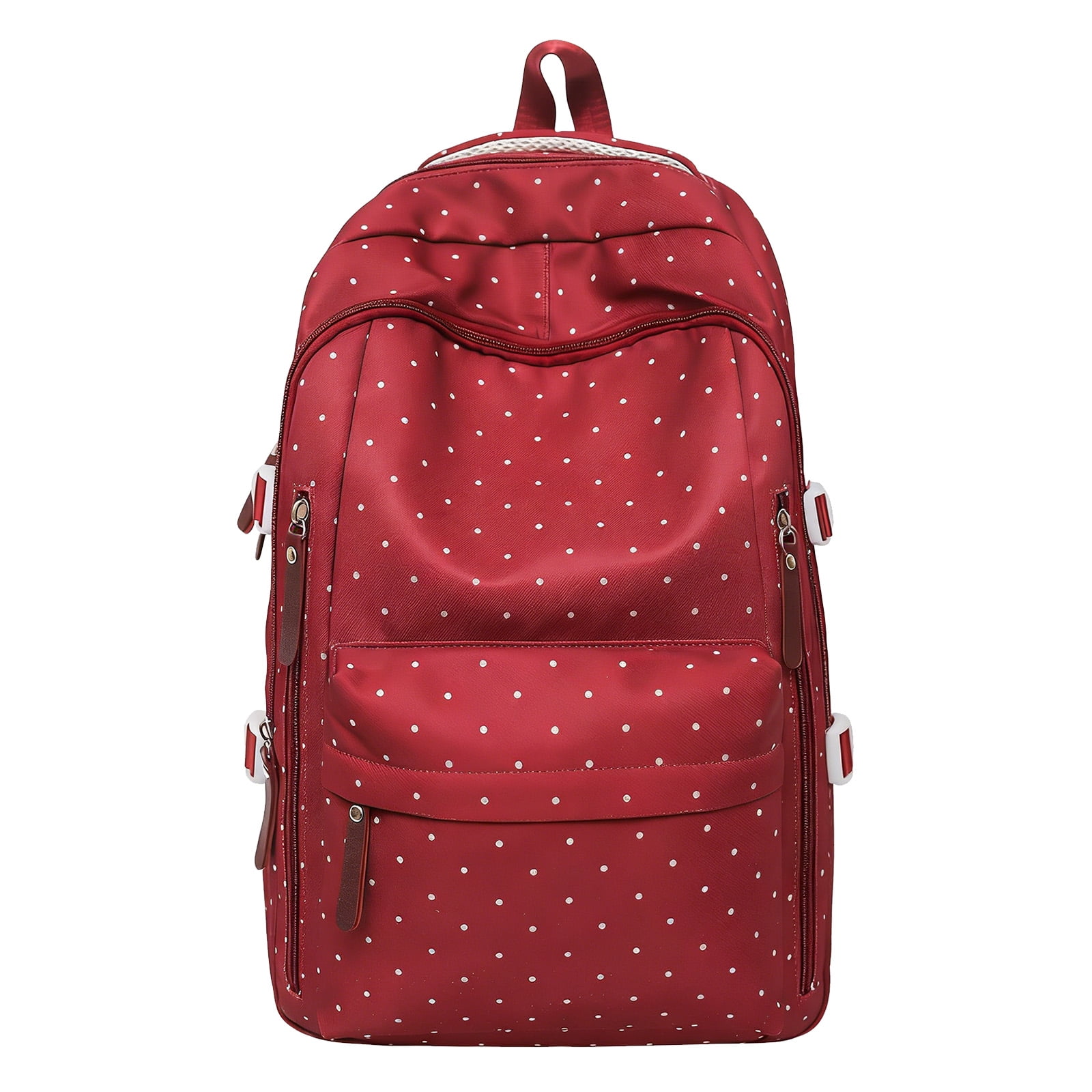 Pink Polka Dot Backpack Sport School Travel Dot Back Pack