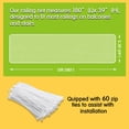 thumbnail image 3 of Red de Seguridad para Barandilla Cupount 4.5 m x 1 m Blanca, 3 of 6