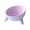 Pink, variant on Elevated Cat Bowl 15 Slanted Raised Kitten Feeder, 16 oz Food-Grade Anti-Vomiting Pet Dish for Neck Protection Whisker Fatigue Friendly Tipping-Proof Bowl for French , Flat-Faced Cats