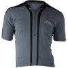 M-Wave Men's Bicycle Jersey, Dark Grey/Black, Large