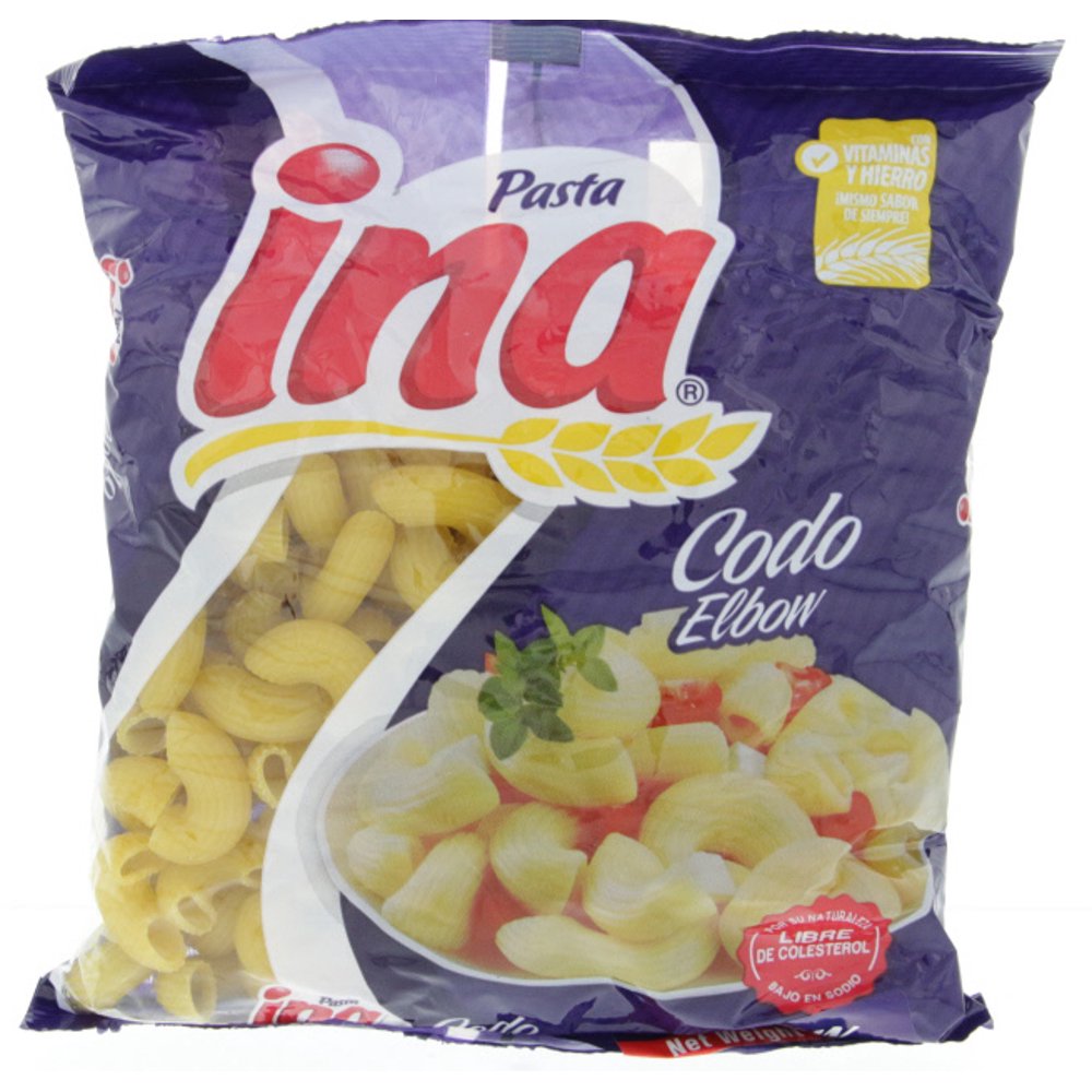 Ina Elbow Noodles 7oz Codo (Pack of 8)