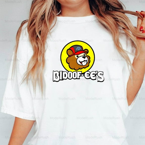 Bidoof-ee's Funny Cartoon Creature Crossover Parody Fan Meme New Unisex T-Shirt, up to size 5XL