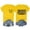 Yellow, variant on Summer Tops for Women 2024, Womens Summer Tops Short Sleeve T Shirts Crew Neck Tee Loose Fit Shirt Side Split Casual Comfy Tunic Tops(Blue,L)