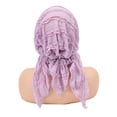 thumbnail image 4 of Domzle Headwear for Women Elegant Pre-tied Turban Headwrap, Soft Stretchy Caps for Hair Loss, Breathable Headscarf for Daily Wear, 4 of 4