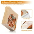 thumbnail image 5 of BZSMCE Napkin holder Creative Mooli Seamless Pattern Classic Napkin Holders for Tables, Dining Table Napkin Holders for Kitchen, 5 of 9