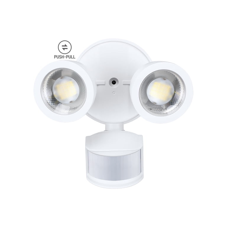 Leonlite 25W LED Dual-Head Motion Sensor Security Light photo 1