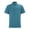 Sky Blue, variant on Men's Casual Short Sleeve Polo Shirts Classic Button Summer Collared Golf Top T-Shirt with Pocket Brown L by Awwp