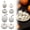 White, variant on HonestMatter Fall Decorations for Home, Halloween Decor Pumpkin Set, Autumn Decor Artificial Pumpkins for Thanksgiving Display, 8-Piece Set