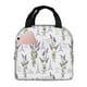 thumbnail image 1 of Easygdp Lavender Flowers Bolsa Térmica Premium - Tela Oxford Impermeable, Gran Capacidad, Bolsillo Frontal, Unisex para Trabajo, Escuela, Actividades al Aire Libre y Picnics, 1 of 8