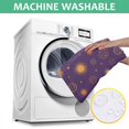 thumbnail image 6 of Purple Sun Star Circle Pattern Square Tablecloth,Waterproof Square Table Cover,Wipeable Spillproof Washable Table Cover for Home Kitchen Party Decor 52"x52"(132x132cm), 6 of 6