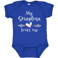 thumbnail image 3 of Inktastic My Grandma Loves Me Heart Grandchild Boys or Girls Baby Bodysuit, 3 of 5