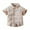 Khaki, variant on AJTQTH Summer Cotton Comfy Shirt for Baby Boys Toddler Classic Collar Short-Sleeved Plaid Blouses with Pocket Button Down Suit for School Outdoor Party Holiday Pink 12-18 Months