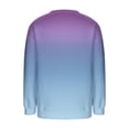 thumbnail image 5 of Bovxnpu Women Fleece Lined Long Sleeve Thermal Shirt Fleece Pullover Drop Shoulder Warm Tops, 5 of 6