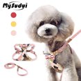 thumbnail image 2 of Arnés y correa antitirones para perros, chaleco transpirable para mascotas, correa de seguridad ajustable de lujo para gatitos, cachorros y perros, accesorios, 2 of 5