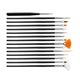 thumbnail image 2 of Jumpingount 15 piezas Nail Art Brush Toenail Nail Dotting Pen para principiantes Pintura Manicura Salón profesional Regalos Pinceles de maquillaje y herramientas Negro, 2 of 6