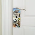 thumbnail image 3 of Mount Mt. Rushmore National Memorial South Dakota Panda Sloth Plastic Door Knob Hanger Sign, 3 of 4