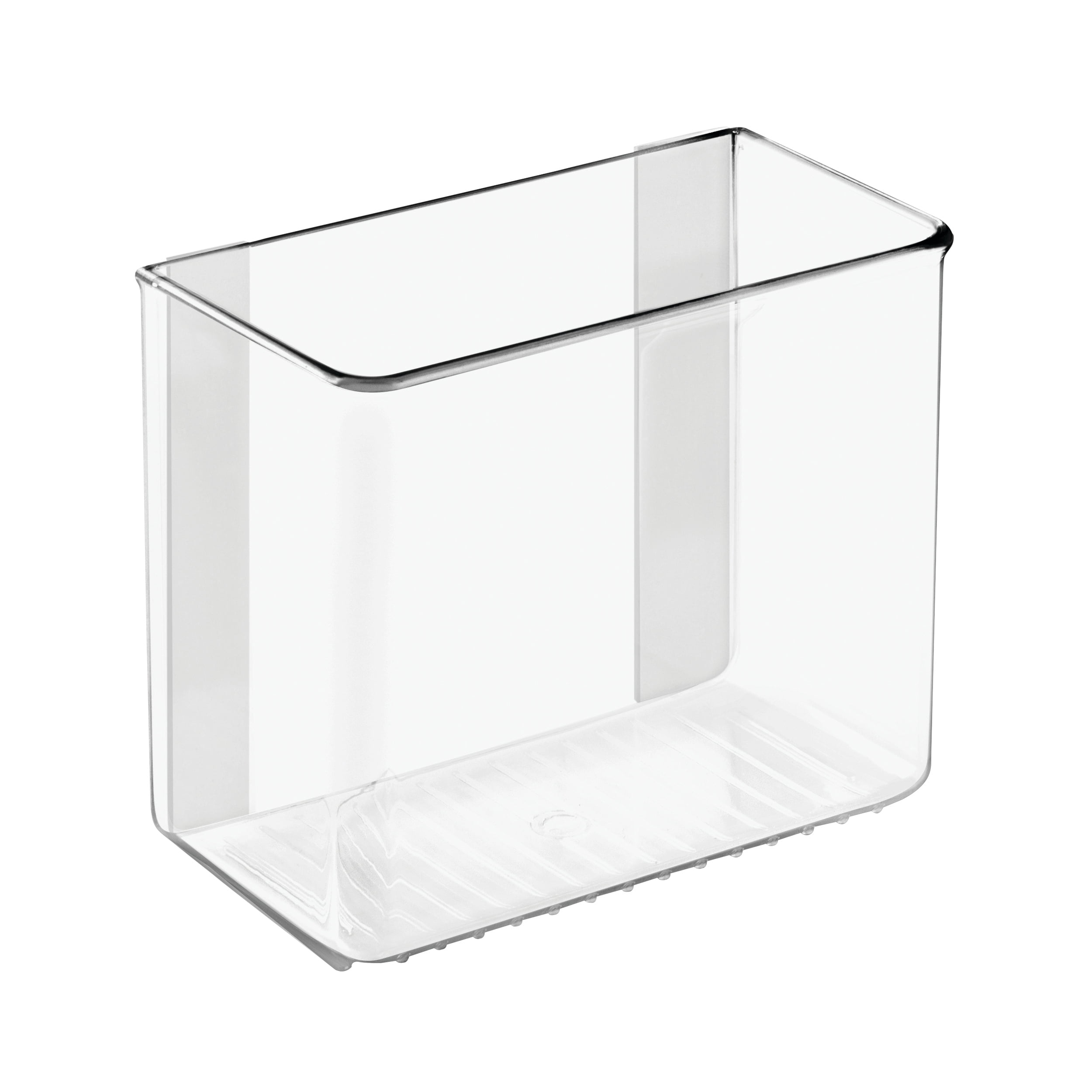 iDesign Adhesive Organizer Bin - Damage-Free Hanging for Kitchen, Bathroom, Office, Bedroom, and Craft Room