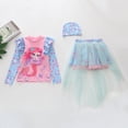 thumbnail image 2 of Miaoju Girls Tankini Swimsuits Size 14-16 Cutout Bikini Set Spaghetti Strap Tankini 3-Piece Cute Ruffle Girls Dress Up Clothes, 2 of 4