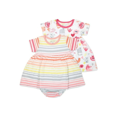 Mac & Moon Baby Girl 2 Pk Dresses, Sizes Newborn-24 Months