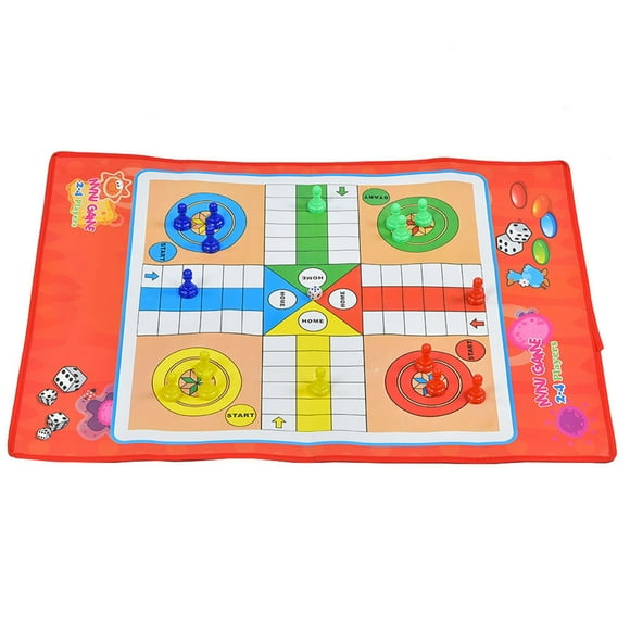 Board Game, Ludo Game, Non-Woven Fabric Bright Color For All Ages For Kids