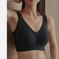 thumbnail image 2 of Seamless Sports Bra for Women - Full Coverage Wireless Ribbed Bralettes with Adjustable Straps & Customizable Fit for Gap-Free Comfort T-Shirt Sports Bra, 2 of 3