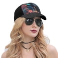 thumbnail image 5 of Naloa Colorful Floral Patterned Horse Adult adjustable Print Baseball Hat, Patchwork curved brim baseball capfor Men and Women, One Size, 5 of 5