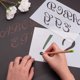 thumbnail image 3 of 44 hojas de plantillas de letras y números, plantillas de alfabeto de plástico, plantillas de dibujo DIY con letreros, 3 of 8