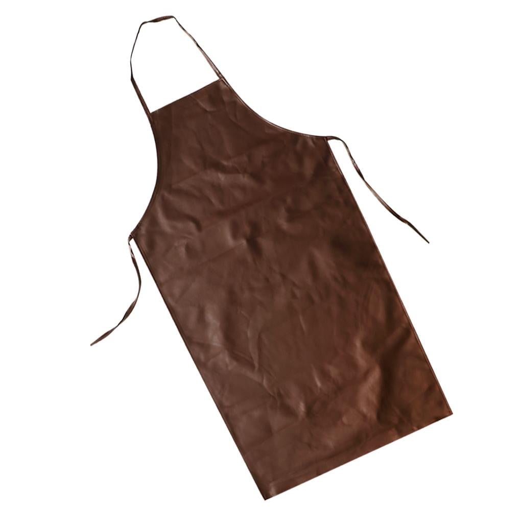 with Flannelette Lining Thickened PU Waterproof Dish Washing Kitchen Apron 