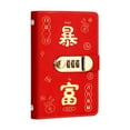 thumbnail image 1 of Abbracc Money Saving Binder Compact with Combination Lock with 100 Pieces Envelops Red, 1 of 9
