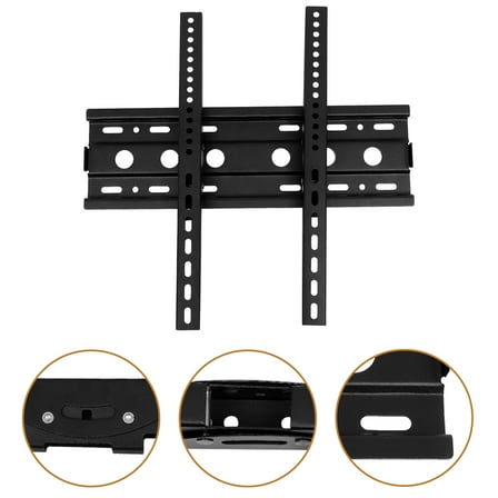HOMEMAXS  TV Stand Hanging Holder Bracket Swivel Mount Universal Black