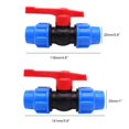 thumbnail image 2 of Ball Valves Connector PE Tube Splitte Tap Water Quick Valve Irrigation Water Pipe 25MM, 2 of 8