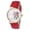 Red, variant on Stylish Women Rose Pattern Watch Classic Round Dial Faux Leather Strap Accurate Quartz Movement Wrist Watch Birthday Anniversary Gift