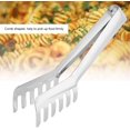 thumbnail image 4 of Acero inoxidable espaguetis pinzas, pinzas de pasta Buffet pinzas de ensalada pinzas de cocina pinzas de servicio para espaguetis, ensalada, Afortunado Sencillez, 4 of 5