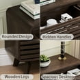 thumbnail image 6 of Dresser for Bedroom with 8 Drawers, 48" Wide Wood Dressers & Chests of Drawers Slides Pre-Installed, Wooden Dresser TV Stand, Modern Closet Clothes Storage Organizer for Bedroom, Natural Oak, 6 of 7