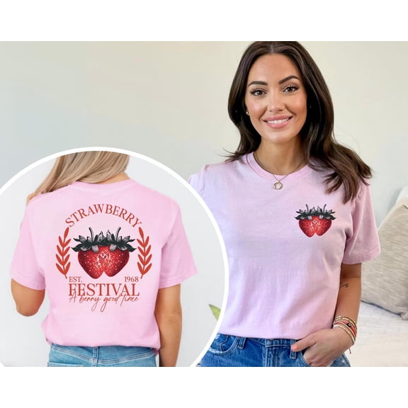 Tee Clo Strawberry Festival 1968 Shirt, Retro Summer Tee All Size S-5XL, Full Size S-5XL