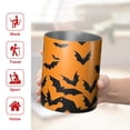 thumbnail image 5 of 12oz Coffee Tumblers Halloween Bat Silhouette Pattern Stainless Steel Vacuum Insulated Travel Tumbler Coffee Cups Mug with Lid and Straw with Cleaning Brush for Cold & Hot Drinks, 5 of 5