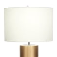 thumbnail image 3 of Urban Designs White and Gold Column 24-Inch Ceramic Table Lamp, 3 of 4
