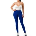 thumbnail image 5 of 4 Pack Women's High Waisted Leggings Ultra Soft Wide Waistband Pants S-3XL Plus Size Available, 5 of 6