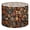 Color 2, variant on Linen Drum Lampshades Rusty Metal Chains Patterned Grid Steampunk 13"x13"x10" Light Shade for Table Lamps Floor Lamp Shades Lampshade Replacement Assembly Required