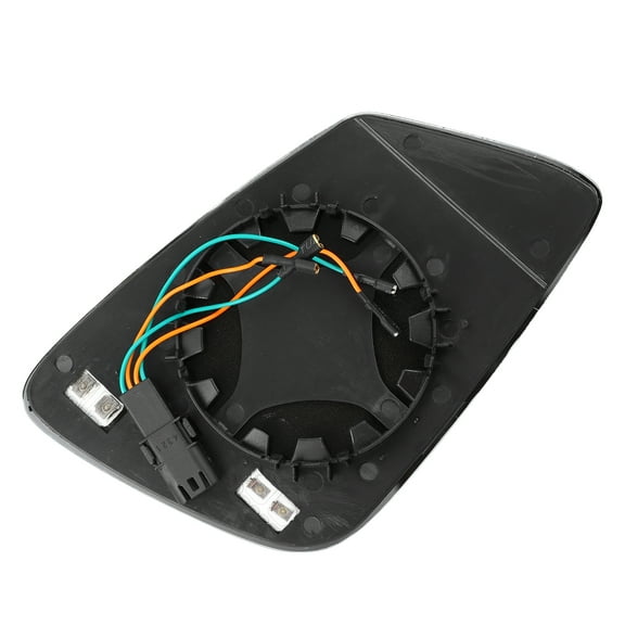 Car Rearview Left Side Heated Mirror Glass Replacement W/ Backing Plate Fit for BMW X2 White Glass