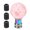 Pink, variant on Transparent Bubble Style Acrylic Gear Shift Knob Universal Shifter Head with Adapters 5.5 inches / 14 cm Light Blue