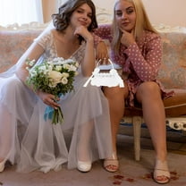 TINKSKY Woven Basket for Wedding Flower Girl Petal Collection White 1Pack