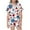 t#19Light Gray19, variant on CAIVO Kids Outfit Sets Children Fashion Independence Day Print Button Down Lapel Short Sleeve Tops Shorts Home Set Soft Clothing Sets