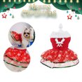 thumbnail image 3 of Ropa para perros Greeniant vestido de Navidad rojo M, 3 of 6