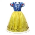 thumbnail image 1 of HAWEE Filles Snow White Robe Costume Princesse Déguisement Chic Tenue de Fête d'Anniversaire, 1 of 4