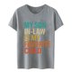 thumbnail image 1 of Camiseta divertida a juego para toda la familia con el estampado «Mi yerno es mi hijo favorito», 1 of 3
