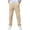 X357 Beige, variant on Bysome Boys Pants Solid Color Elastic Waist With Pockets Trousers Breathable Boys Pants Size 3-4 Years Army Green